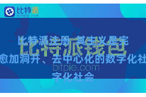 比特派注册 其主义是完了愈加洞开、去中心化的数字化社会