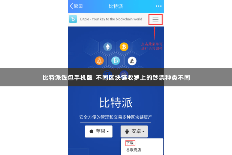 比特派钱包手机版 不同区块链收罗上的钞票种类不同